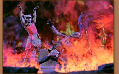 fake flames live with Disney